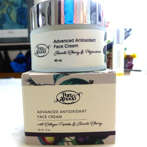 New! Pure Anada Advanced Antioxidant Face Cream Natural Cherry Phytonutrients - Picture 1 of 3